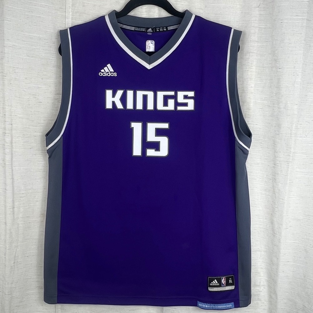 Adidas Sacramento Kings DeMarcus Cousins 15 NBA Jersey XL (Measures a Large)